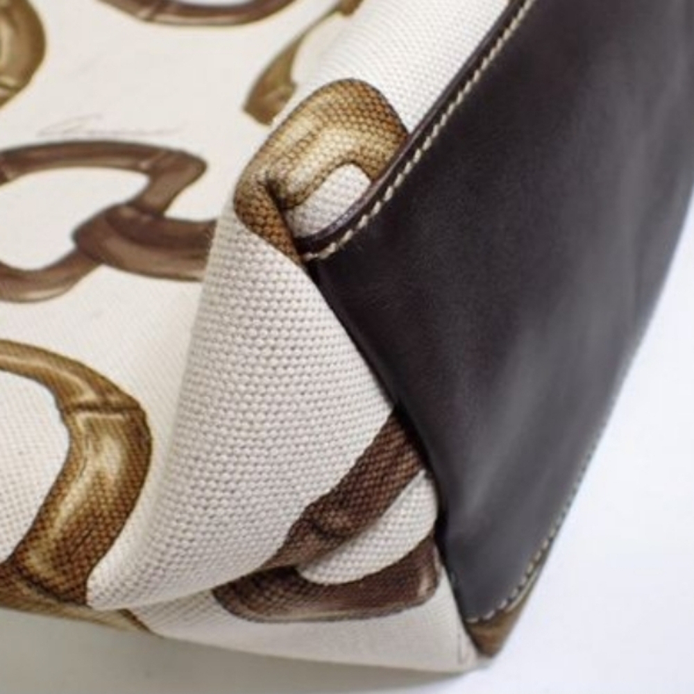 Authentic Gucci Canvas Tote Bag - Picture 8 of 13